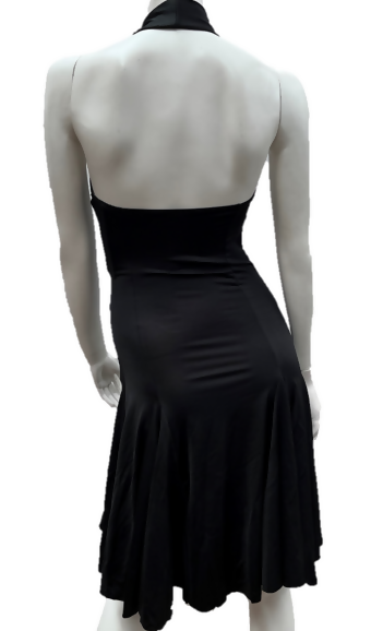 Women's Latin Dress with Halter Neck