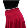 Women's Latin Skirt with Asymmetric Ruffles