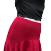 Women's Latin Skirt with Asymmetric Ruffles