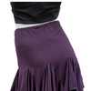 Women's Latin Mid-Length Ruffle Skirt