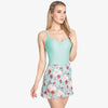 Adult Floral Mesh Wrap Skirt