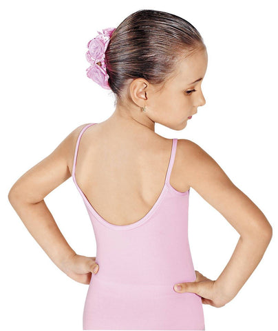 Girls Front Pinch Basic Leotard - Light Blue