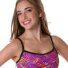 Adult Safari Print Crop Top