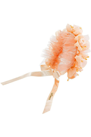 Hair Piece with Tulle & Flowers