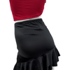 Women's Latin Ruffle Skirt with Side Ruching
