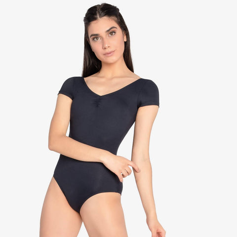 Adult Cap-Sleeve Low-Back Leotard – Ottavia