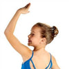Girls Strap Keyhole Back Leotard - Black