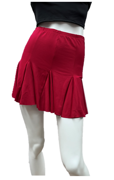 Women's Latin Mini-Skirt with Ruffles