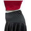 Women's Latin Skirt with Asymmetric Ruffles