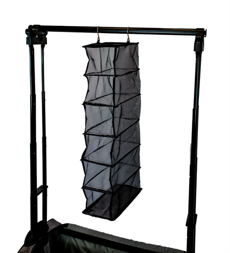 Glam'r Gear 6-Shelf Transparent Hanging Shoe Organiser