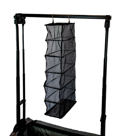 Glam'r Gear 6-Shelf Transparent Hanging Shoe Organiser