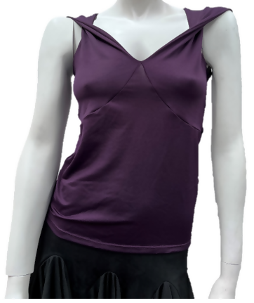 Women's Latin Top with Twist Straps