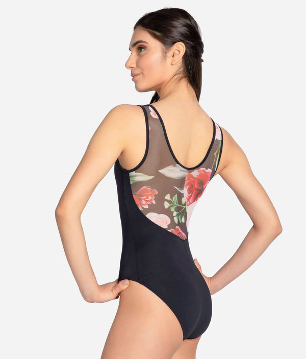 Adult Floral Sweetheart Leotard - Farfalla
