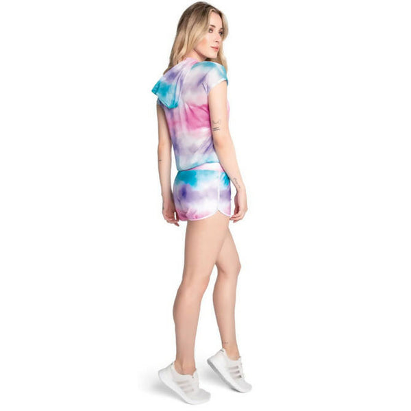 Ladies Mesh Tie Dye with Hood