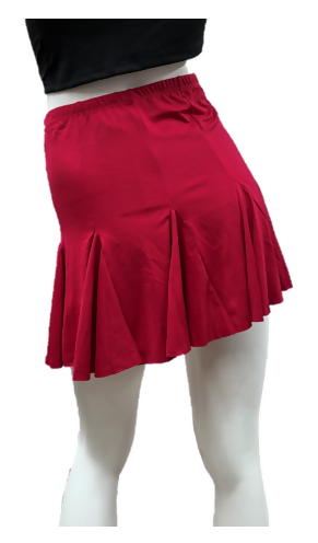 Women's Latin Mini-Skirt with Ruffles