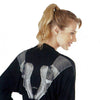 Ladies Shrug with Pointe Shoe - White