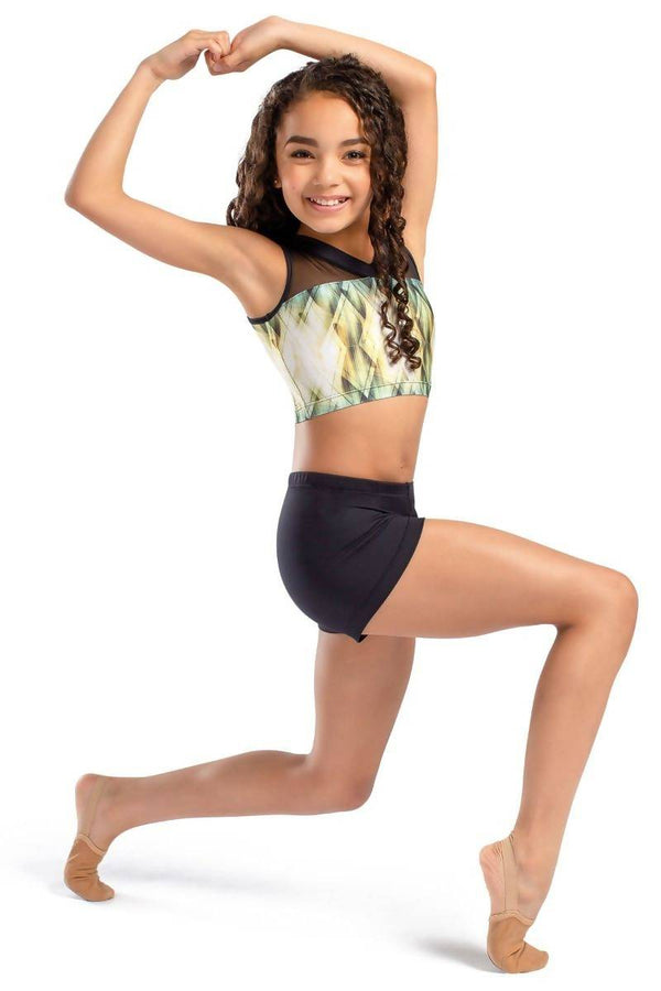 Child Sublimated Print Dance Top