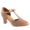 2.5" Heel Leather Sole T-strap Character Shoe