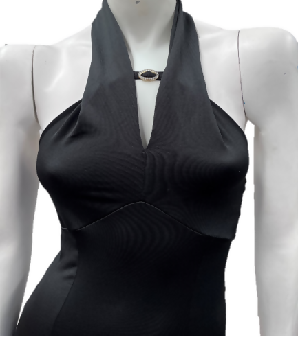 Women's Latin Dress with Halter Neck
