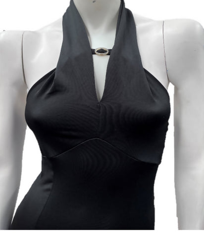 Women's Latin Dress with Halter Neck