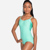 Child Shimmer Camisole Leotard With Sheer Panel Back Detail – Fervent