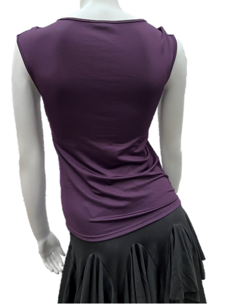 Women's Latin Top with Twist Straps