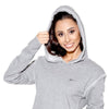 Adult Grey Long Sleeve Fleece Hoodie