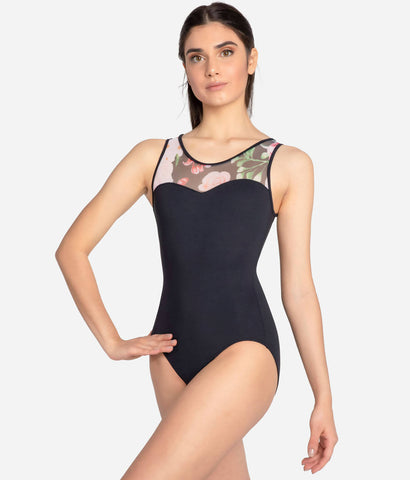 Adult Floral Sweetheart Leotard - Farfalla