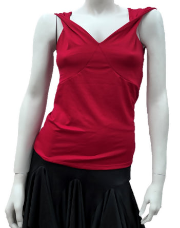 Women's Latin Top with Twist Straps