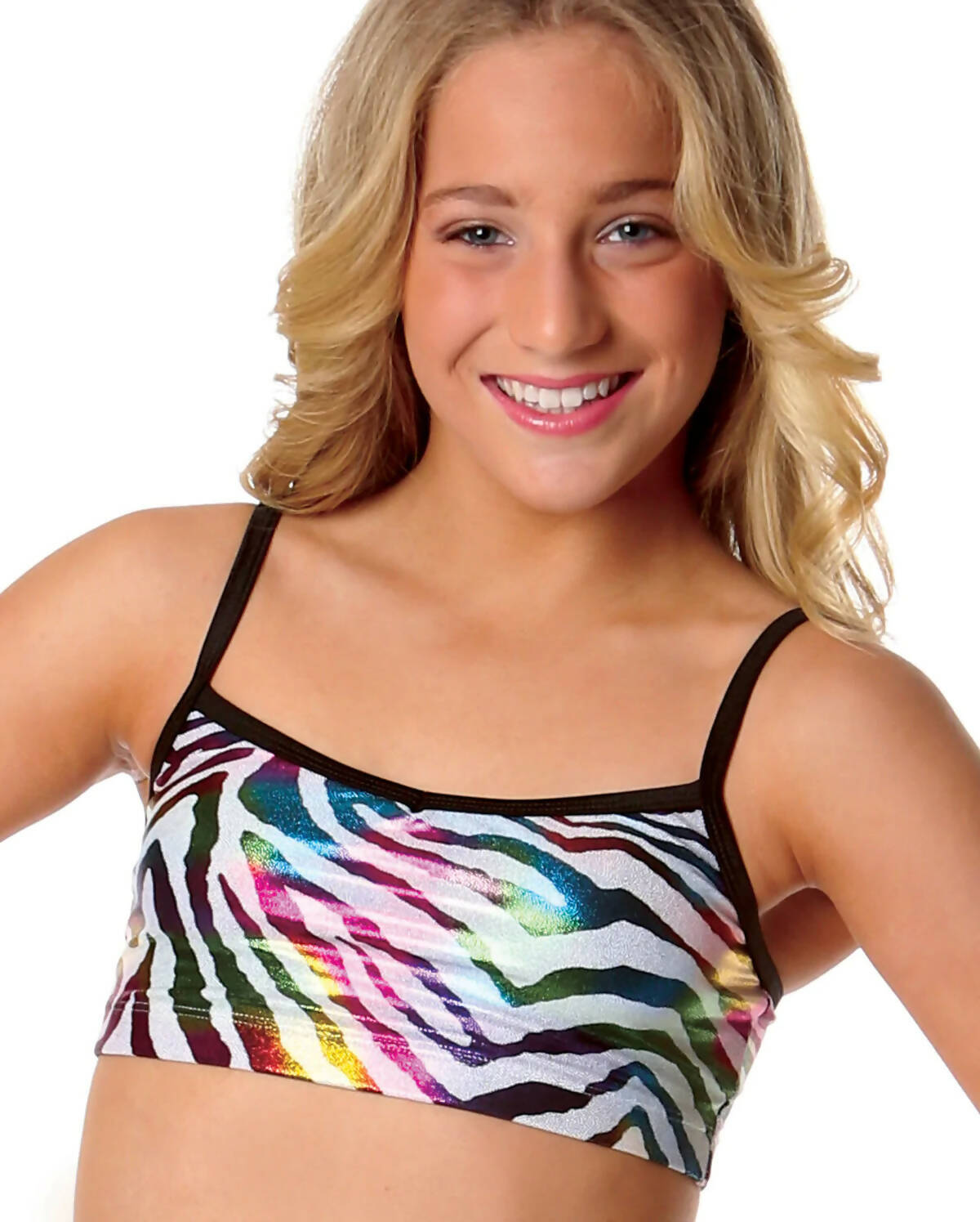 Adult Safari Print Crop Top