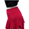 Women's Latin Mid-Length Ruffle Skirt