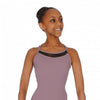 Ladies Purple Mesh Panel Leotard