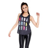 Women's Colourful Tap Shoes Soft Tank Top