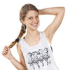 Ladies Loose Fitting Tank – White