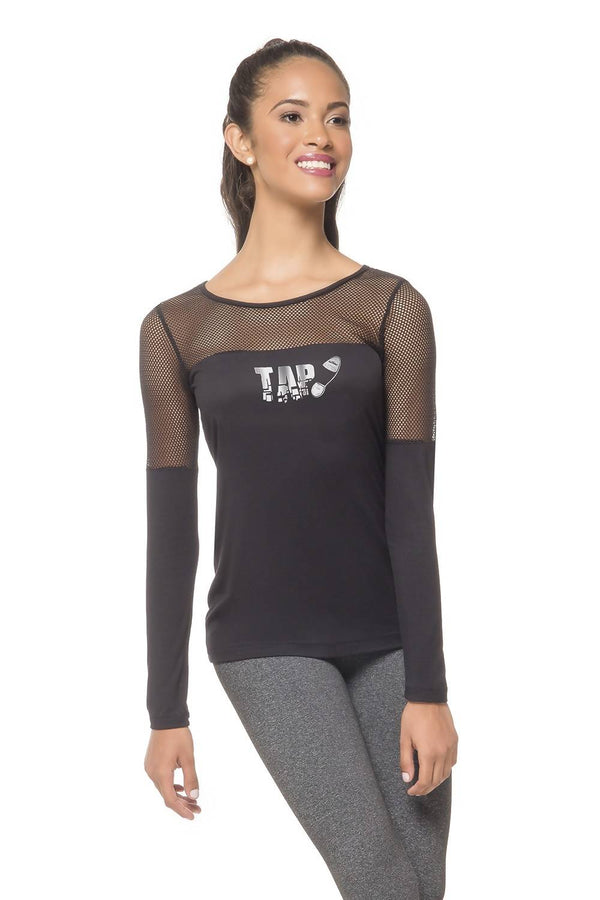 Ladies Long Sleeve Tap Shirt