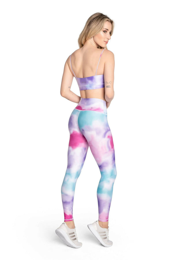 Ladies Tie Dye Full Length Leggings