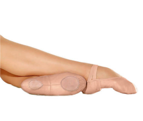 Split Sole Leather Ballet Slippers