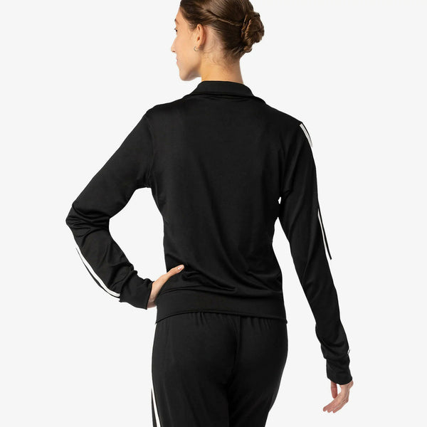 Girls Black Zip-up Jacket