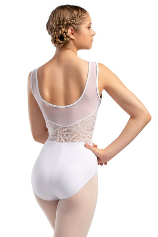 Ladies Empire Waist Roma Lace Leotard