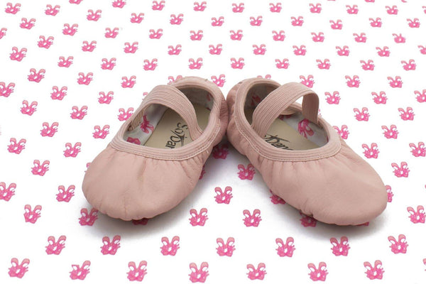 Child Premium Leather Full Sole Ballet Slipper