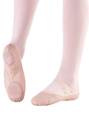 Split Sole Leather Ballet Slipper