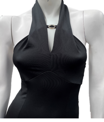 Women's Latin Dress with Halter Neck