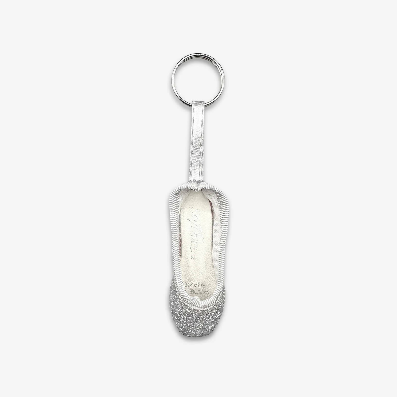Glitter Pointe Shoe Key Ring | Dance Forever