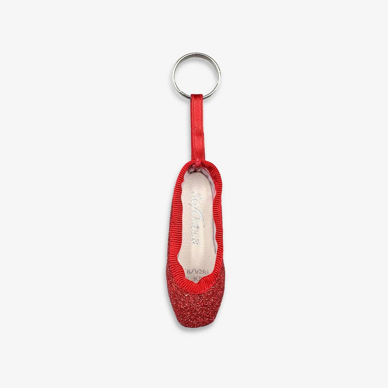 Glitter Pointe Shoe Key Ring | Dance Forever