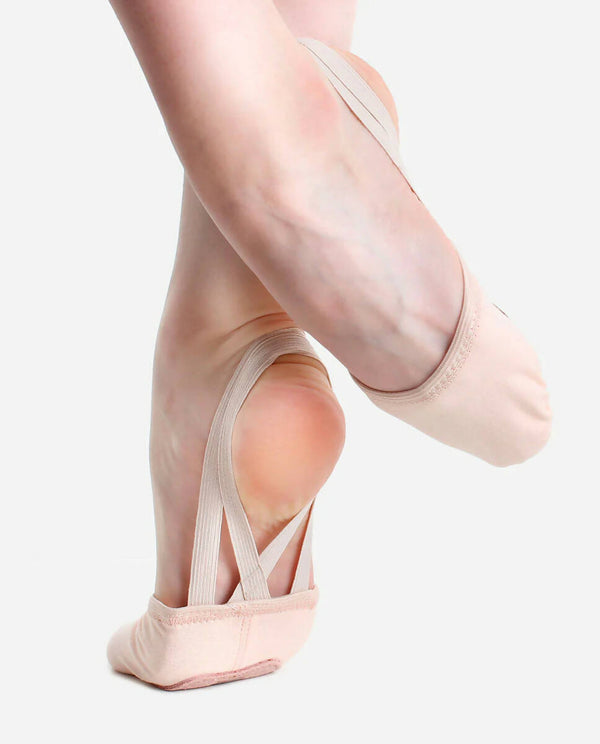 Stretch Canvas Half Shoe (Light Pink)